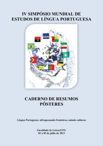 Caderno de Resumo - iv simpósio mundial de estudos de língua