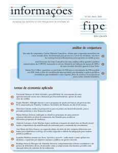 análise de conjuntura temas de economia aplicada