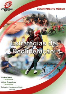 6. Estratégias de Recuperação - Federação Portuguesa de Rugby