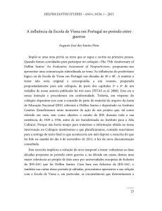 A influência da Escola de Viena em Portugal no período entre guerras