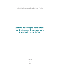 Cartilha de Proteção Respiratória Contra Agentes Biológicos para