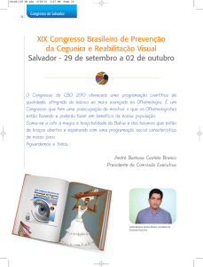 Congresso de Salvador - Conselho Brasileiro de Oftalmologia