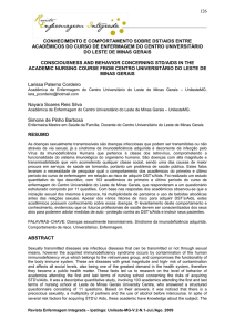 conhecimento e comportamento sobre dst/aids entre