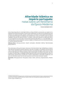 Alteridade islâmica no Império português: notas sobre um
