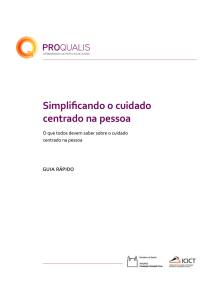 Simplificando o cuidado centrado na pessoa