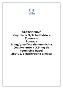 BACTODERM Kley Hertz S/A Indústria e Comércio Pomada 5 mg/g