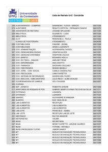 Lista de Ramais 2015