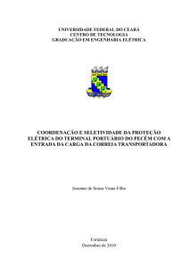 coordenação e seletividade da proteção elétrica do - DEE