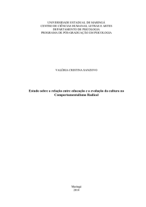 Estudo sobre a relação entre educação e a evolução da - ppi