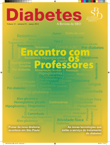 Volume 21 - Nº 1 - Sociedade Brasileira de Diabetes