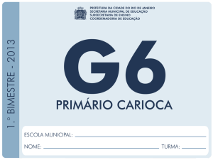 6º Ano - Prefeitura do Rio