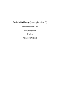 Endobulin Kiovig (imunoglobulina G)