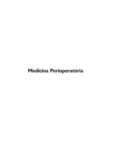 Medicina Perioperatória - serviço de anestesiologia de joinville