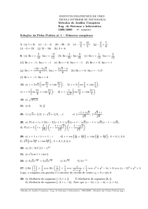 Soluções das Fichas Práticas