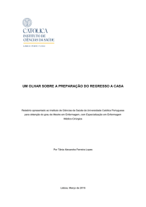 relatorio de estágio final - Universidade Católica Portuguesa