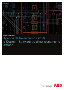 e-Design - Software de dimensionamento elétrico