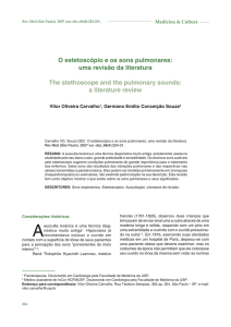O estetoscópio e os sons pulmonares