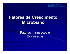 Fatores de Crescimento Microbiano