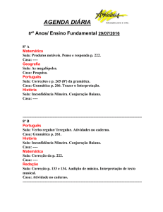 agenda diária 8º