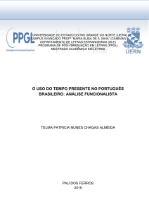 o uso do tempo presente no português brasileiro: análise