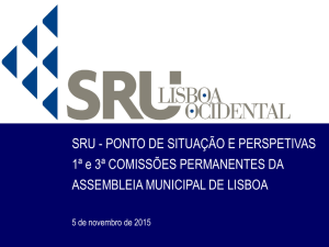 Apresentação do PowerPoint - Assembleia Municipal de Lisboa