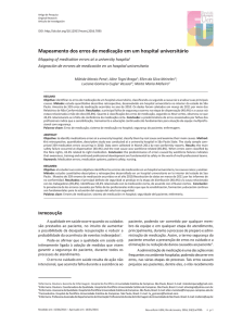 Mapeamento dos erros de medicação em um hospital universitário