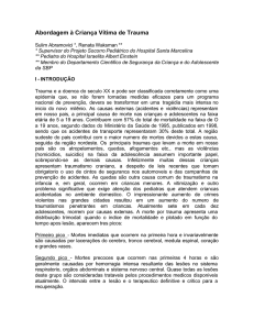 Abordagem à Criança Vítima de Trauma