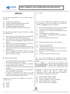 prova objetiva de conhecimentos específicos