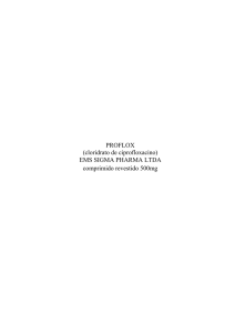 PROFLOX (cloridrato de ciprofloxacino) EMS SIGMA PHARMA
