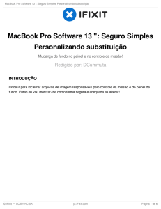 MacBook Pro Software 13 ": Seguro Simples Personalizando