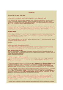 Informativos ABA 2006 - Associação Brasileira de Antropologia