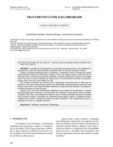 tratamento clínico da obesidade - Revista Medicina