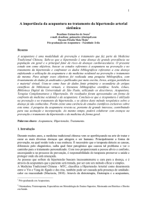 A importância da acupuntura no tratamento da hipertensão arterial