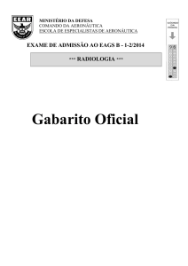 Gabarito Oficial - EEAR