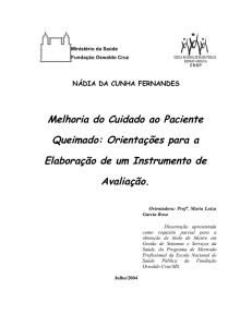 Melhoria do Cuidado ao Paciente Queimado