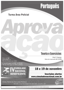 Português - Curso Aprovação