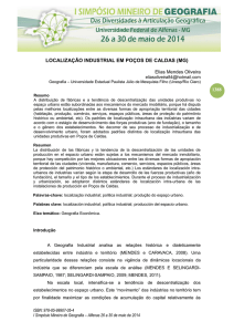 localização industrial em poços de caldas - Unifal-MG