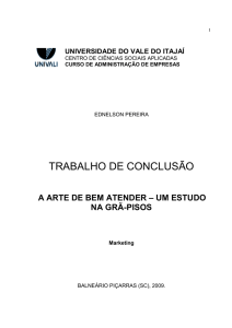 TRABALHO DE CONCLUSÃO