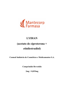 LYDIAN (acetato de ciproterona + etinilestradiol)