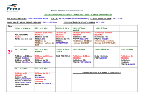 07/11 – 2ª feira