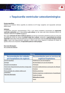 Taquicardia ventricular catecolaminérgica