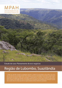 Região de Lubombo, Suazilândia - Biodiversity Advisor