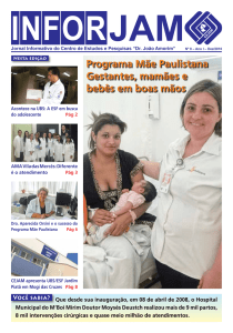 Programa Mãe Paulistana Gestantes, mamães e bebês em boas mãos