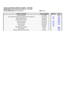 secretaria municipal de cultura valor aprovado: r$ 30.000.000,00