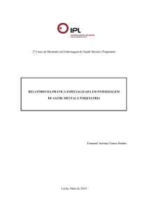 Relatório da Prática Especializada em ESMP - IC