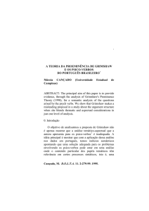 Cançado, MDELTA 11. 2:279-99. 1995. A TEORIA DA