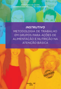 Instrutivo - Metodologia de trabalho em grupos para ações de
