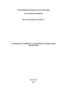 universidade federal de juiz de fora faculdade de direito o marketing