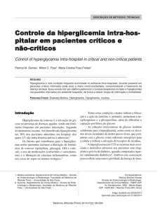 Controle da hiperglicemia intra-hospitalar em