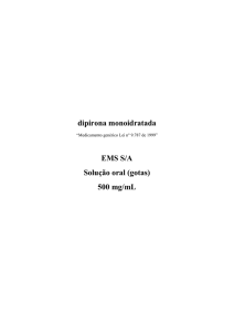 dipirona monoidratada EMS S/A Solução oral (gotas)